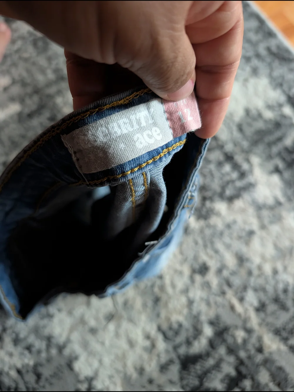 Element Girls Blue Washed Denim Shorts